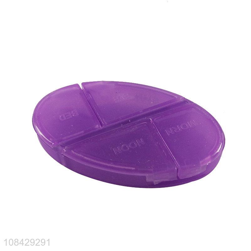 High quality portable 7-day pill case pp material pill storage box