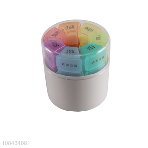 Hot selling creative cylinder medicine box pill box