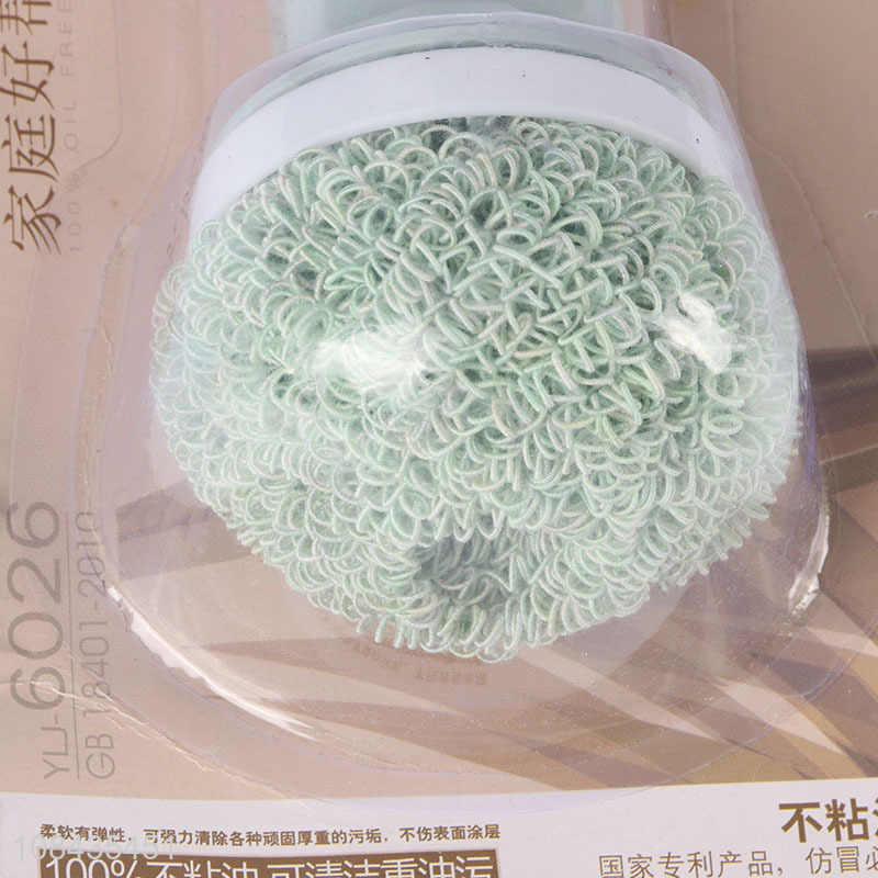 Factory supply nanofiber cleaning ball pot dish scrubber kitchen tools