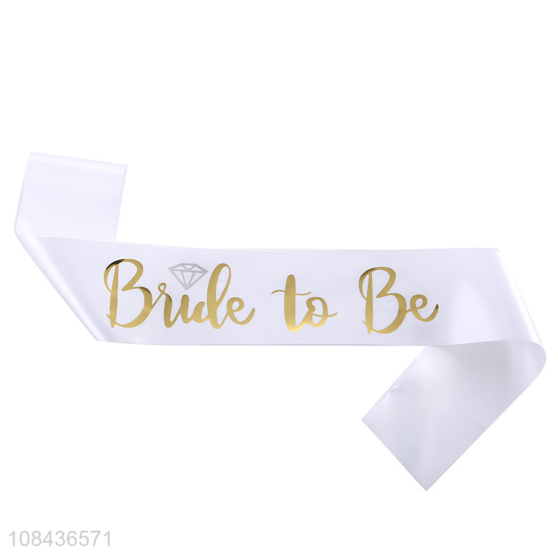 Wholesale Bride to Be Satin Sash Party Sashes for Women