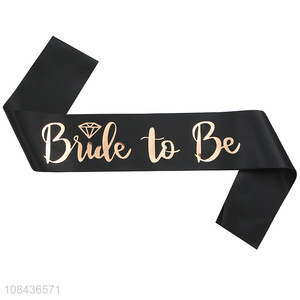 Wholesale Bride to Be Satin Sash Party Sashes for Women