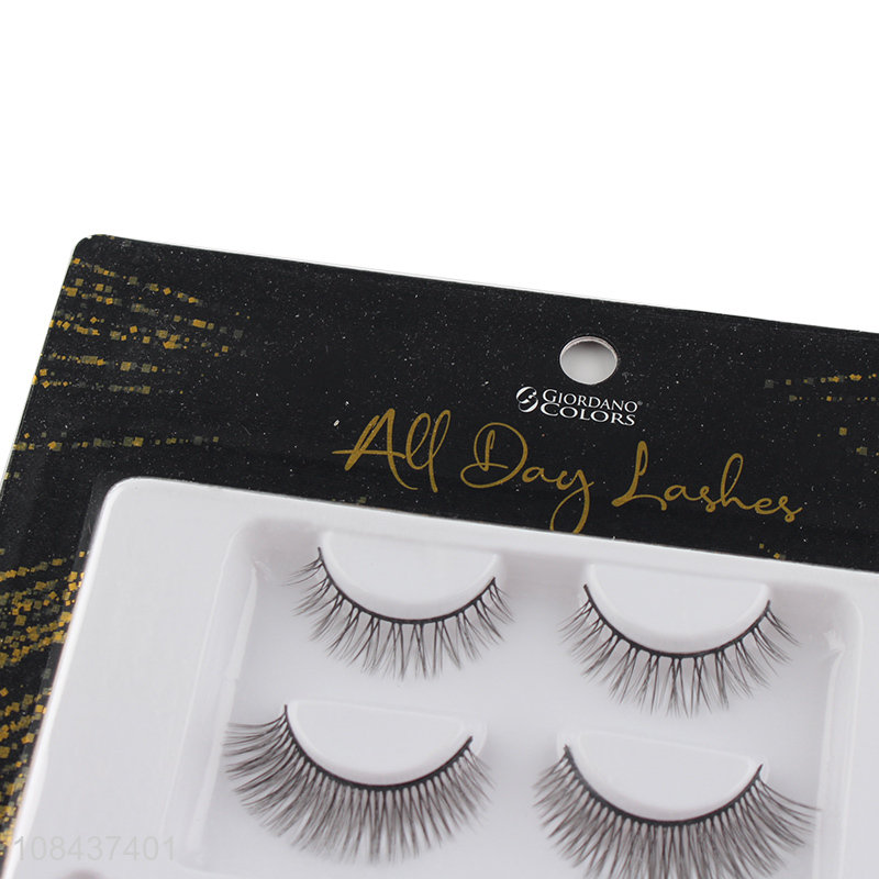 High quality faux eyelashes chemical fiber eyelashes