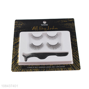 High quality faux eyelashes chemical fiber eyelashes