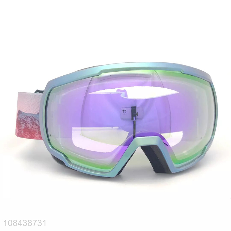 Good price outdoor sports goggles blastproof anti-fog ski goggles for adults