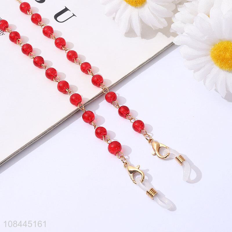 Good price color bead chain glasses chain wholesale