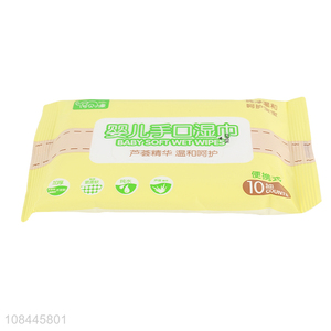 China wholesale portable disposable baby soft wet wipes