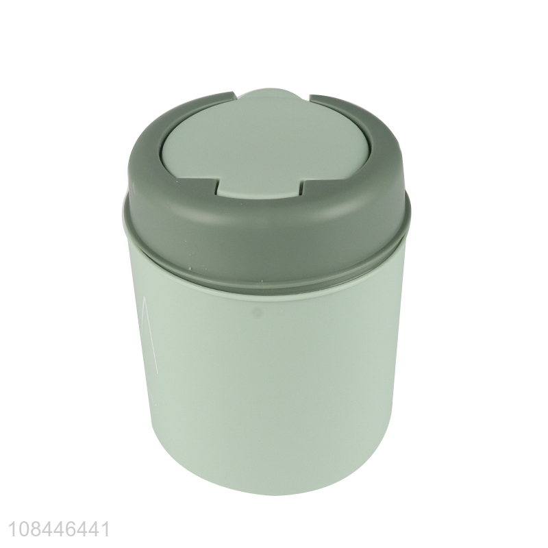 Hot selling mini plastic desktop waste trash small tabletop trash can