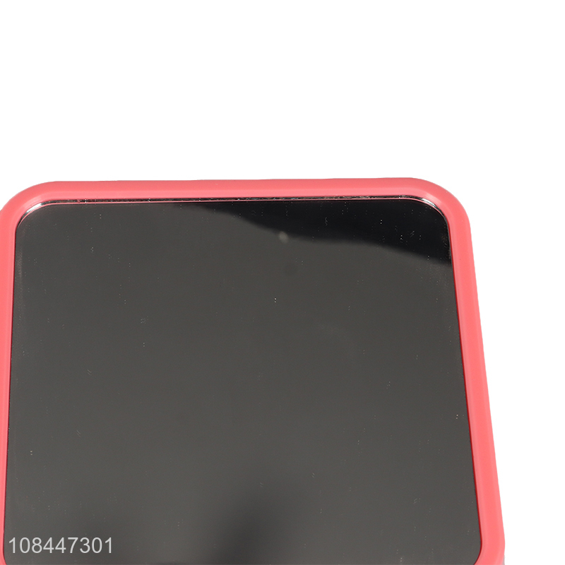 Wholesale single sided handheld cosmetic mirror portable hand mirror