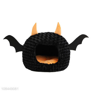 Wholesale price creative halloween devil cat den pet nest