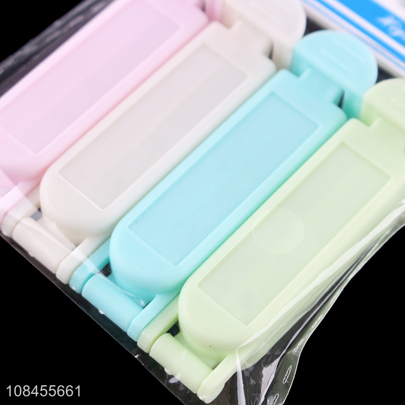 Factory supply plastic food snack sealing bag clips for sale