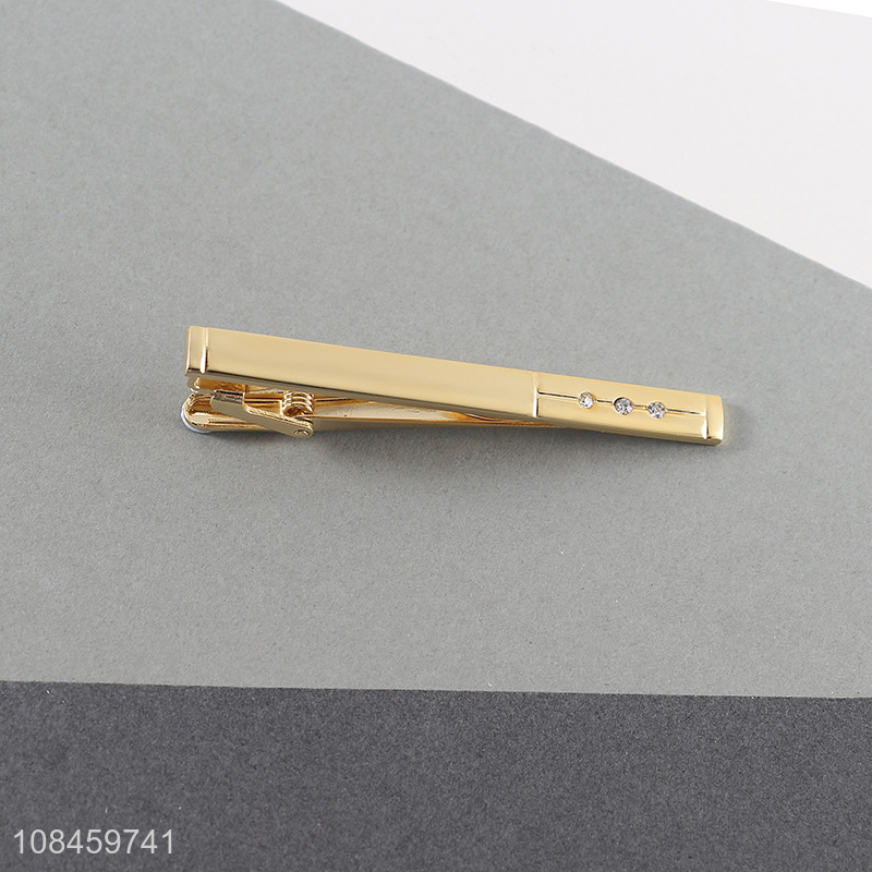 Good quality simple niche men tie clips for sale