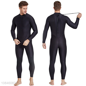 Wholesale 2mm men neoprene wetsuit long sleeved diving suit for surfing