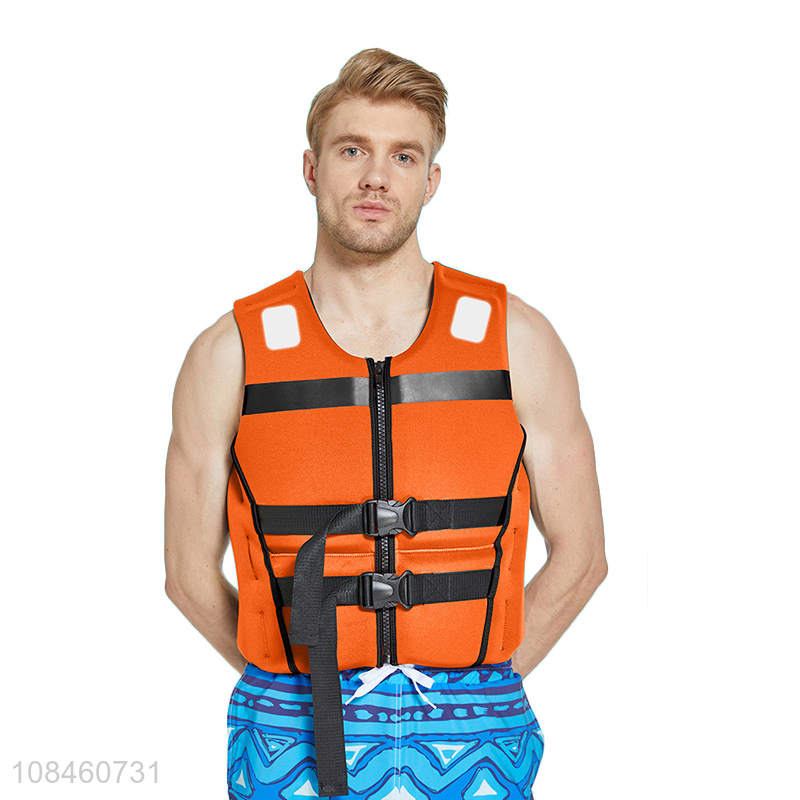 Wholesale safety quick-drying adult life jacket for swimming surfing