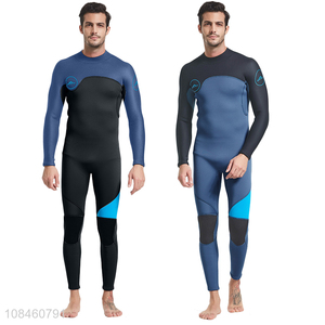 Hot sale 3mm men neoprene wetsuit long sleeved full wetsuit for winter