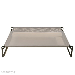 Wholesale summer outdoor elevated stainless steel frame cooling dog <em>bed</em>