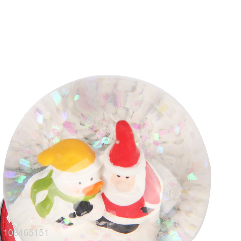 High quality Christmas snow globe Christmas resin decoration