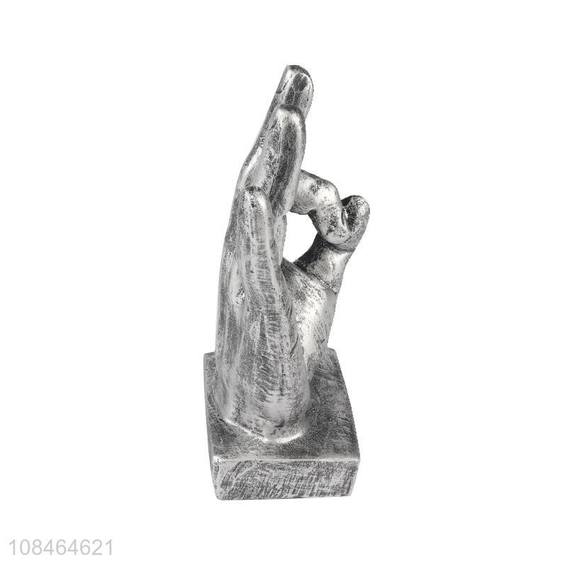 Wholesale creative hand figurine gesture hand sculpture home decoration