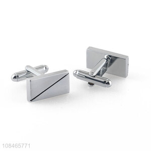 Hot products silver copper business suit cufflinks