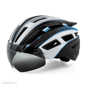 Professional supply adults mountain bike <em>helmet</em> with magnetic goggle & back light