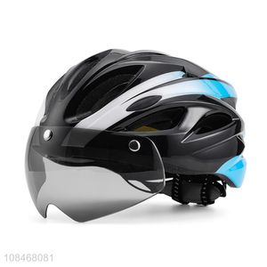 Wholesale youth adults mountain bike <em>helmet</em> with magnetic goggle & back light