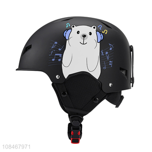 Hot selling cute windproof impact resistance snow sport <em>helmet</em> for kids & adults