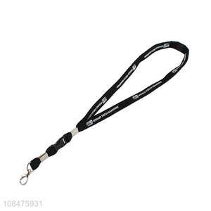 Wholesale price polyester work card decorative lanyard