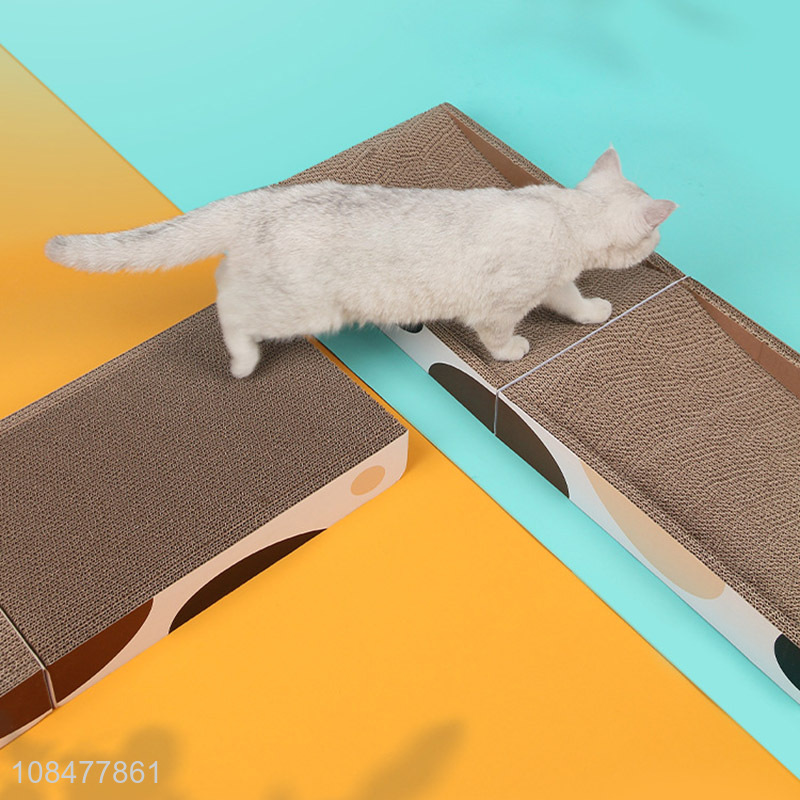 China products foldable pet supplies cat toys scratching board