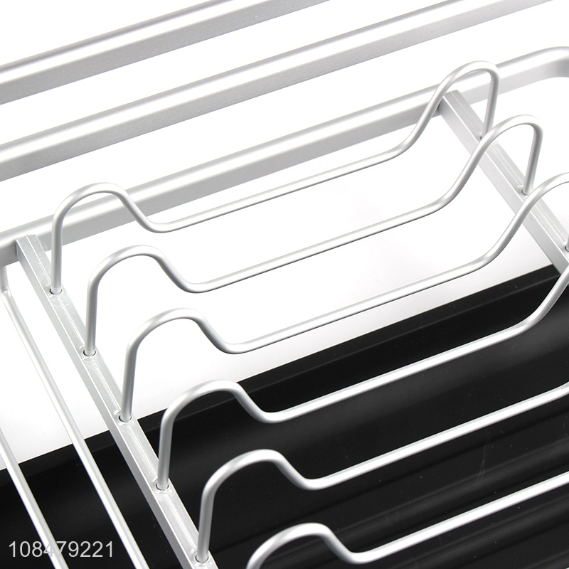 China imports heavy duty metal aluminum wire dish drying rack for kitchen