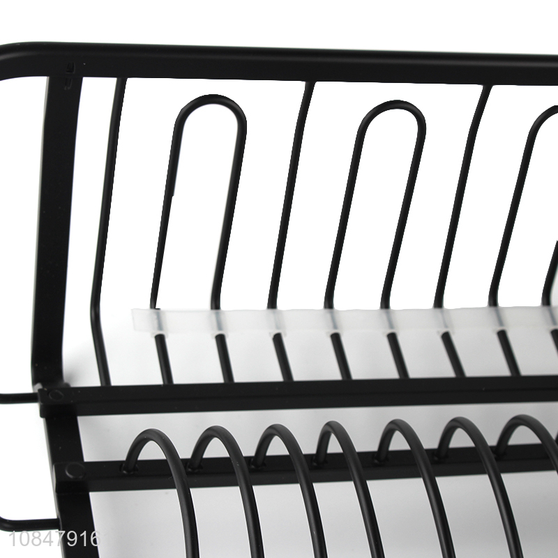 Hot selling aluminum wire dish drying rack plate rack for kitchen