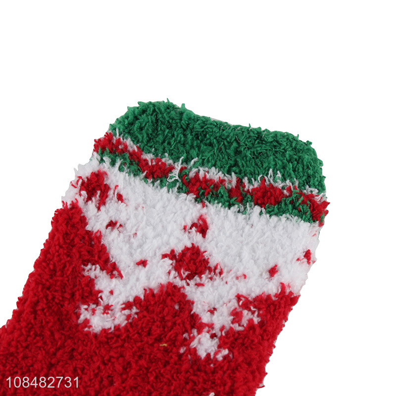 Good quality women coral fleece socks sleeping warm socks