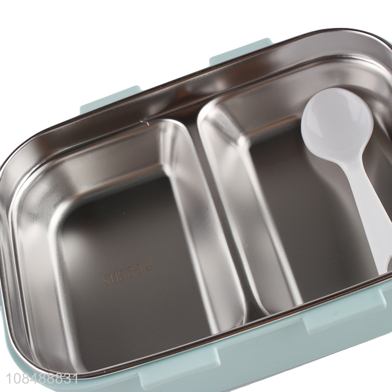 New arrival 2compartment stainless steel lunch box for sale