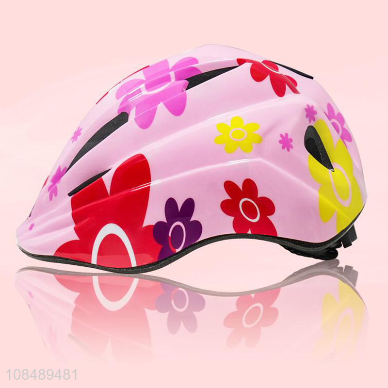 Wholesale kids bike helmet set with elbow support, knee support & palm support