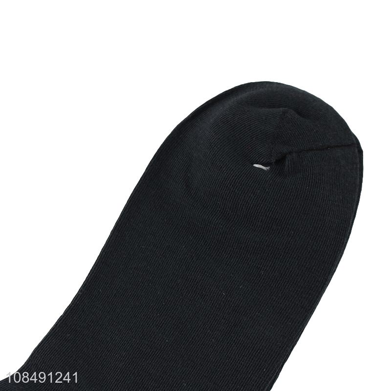 Factory supply black breathable men short socks ankle socks