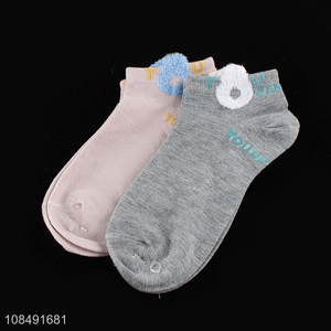 Factory direct sale women casual short socks for summer