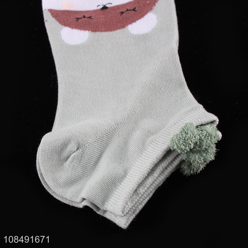 Latest products multicolor women short socks casual ankle socks