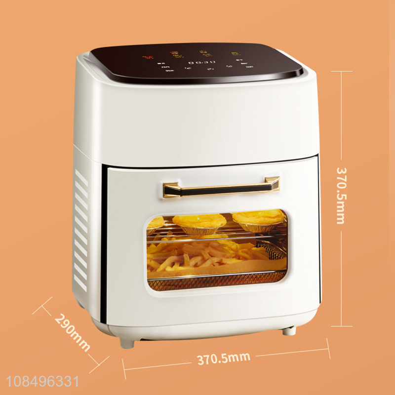 Custom logo 110V 1400W 15L multifunctional oil-free large capacity visible air fryer