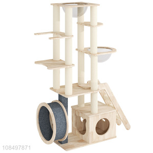 Factory direct sale large cat villa pet cat climbing frame