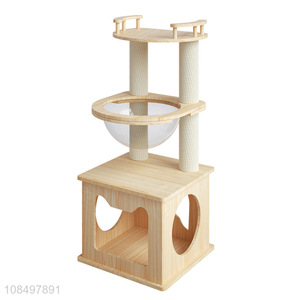 Hot selling cat nest sisal hemp column cat climbing frame