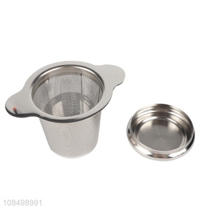 Factory price stainless steel tea strainer filter cup