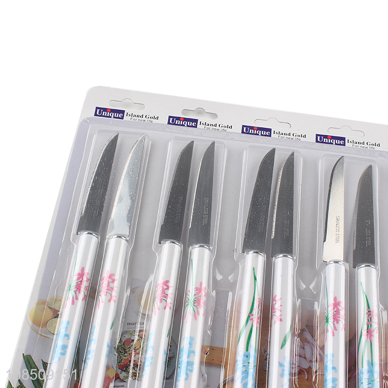 Factory price stainless steel fruit knife kitchen knife set