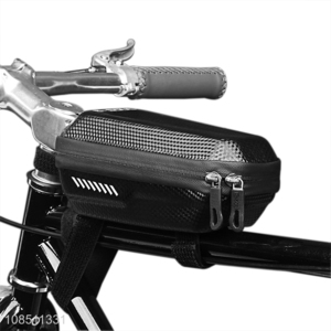 Wholesale waterproof hard shell bike front top tube bag bike front frame bag