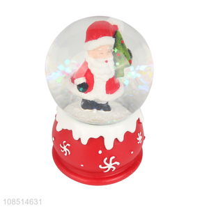 Bottom price Christmas snow globe Christmas water globe for decor