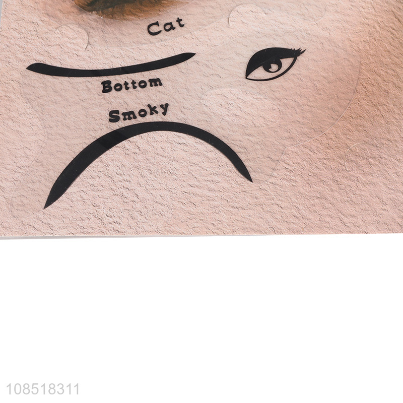 Good price reusable cat eyeliner stencil makeup stencil wholesale