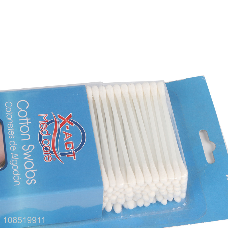 Wholesale 300pcs plastic stick cotton swabs disposable cotton buds