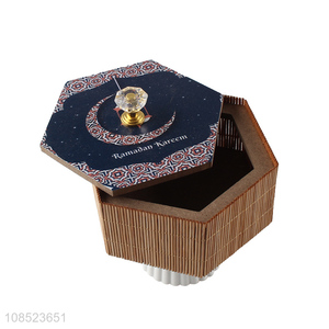 Wholesale ethnic density board storage box wooden crafts home decor