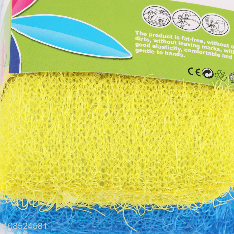 Factory price kitchen cleaning sponge dish scrubber wholesale