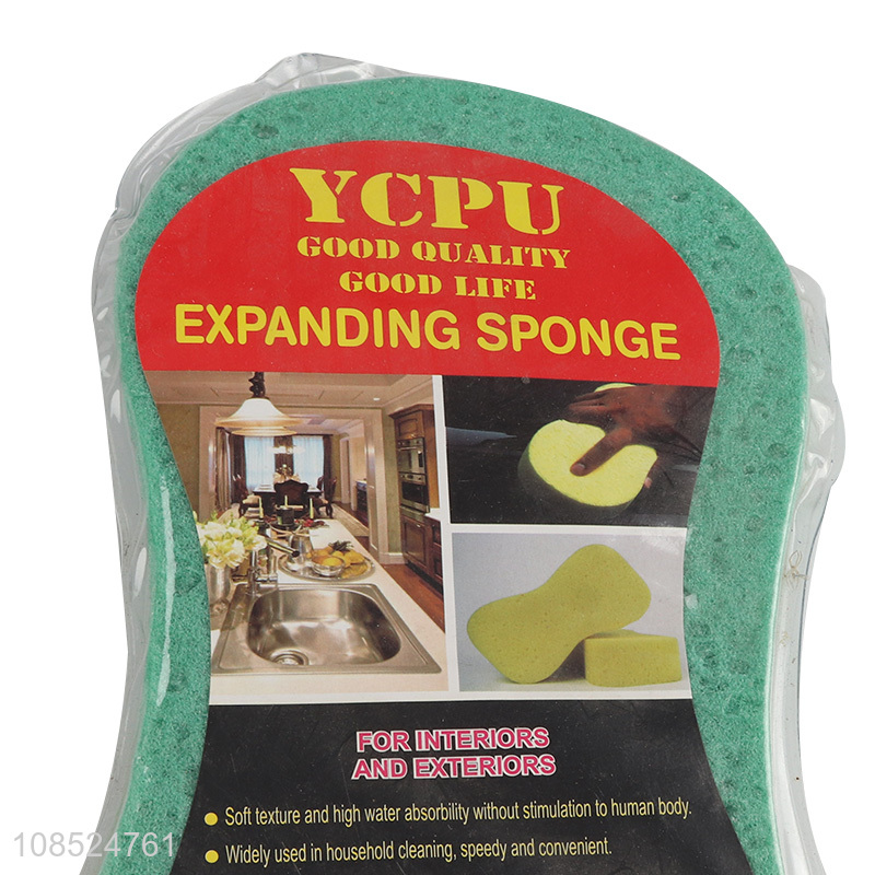 Good quality vacuum compressed sponge for kitchen, car and home