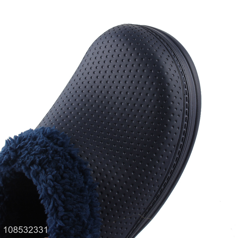 Wholesale men winter slippers waterpoof indoor slippers home shoes