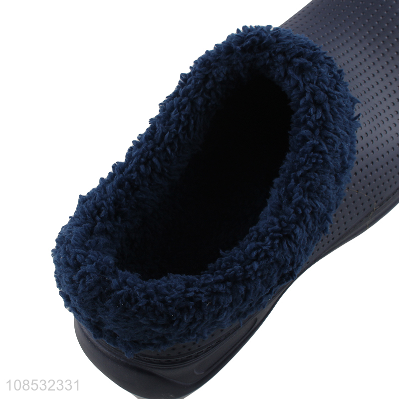 Wholesale men winter slippers waterpoof indoor slippers home shoes