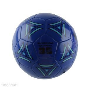 Factory supply durable official size 5# pvc foaming soccer ball